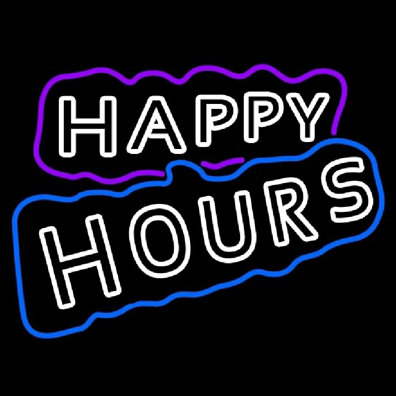 Custom Happy Hours Neon Sign USA