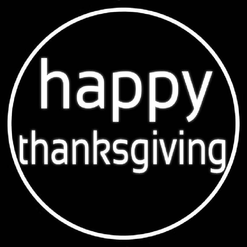 Custom Happy Thanksgiving 1 Neon Sign USA