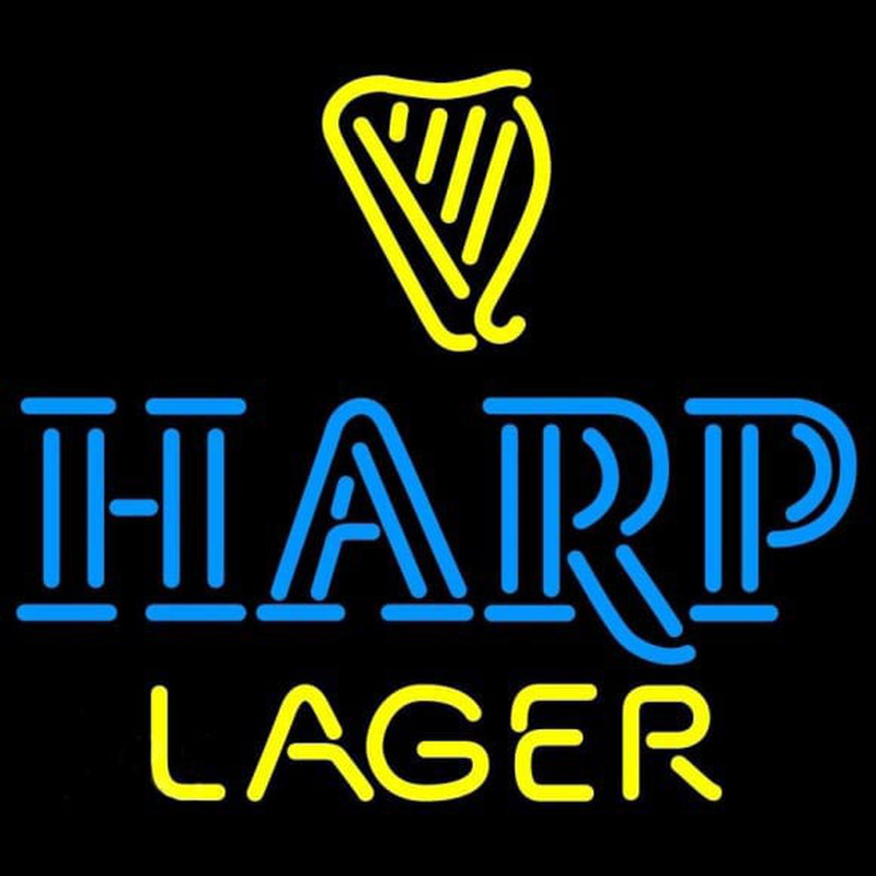 Custom Harp Lager 2 with Harp Neon Sign USA