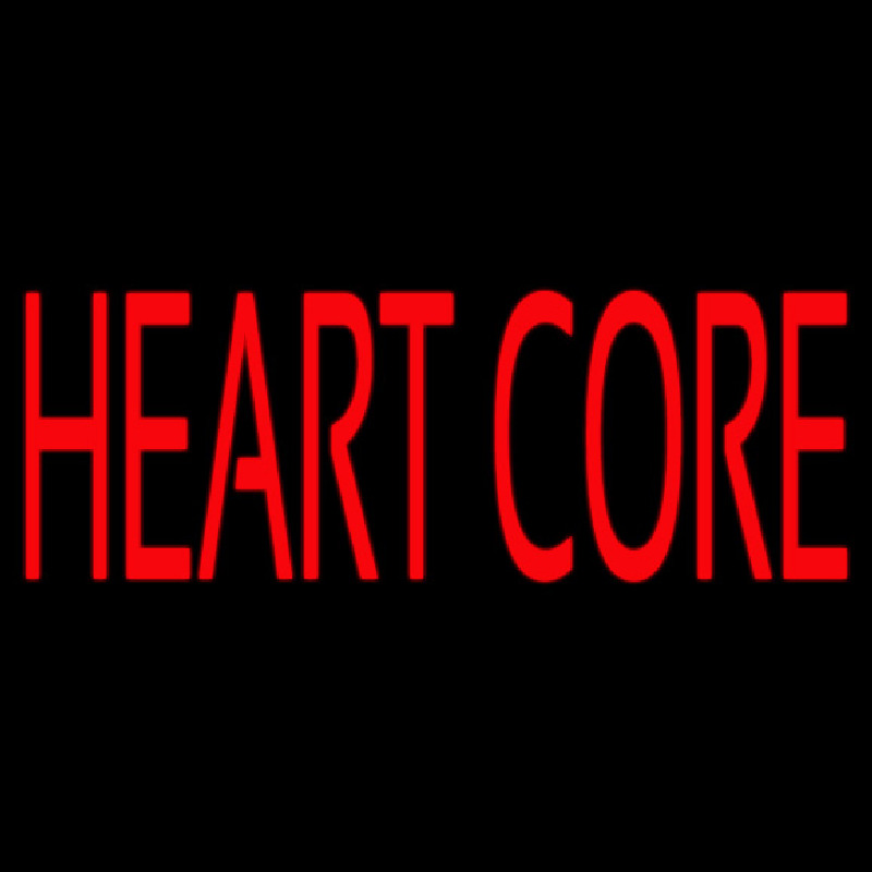 Custom Heart Core Neon Sign USA
