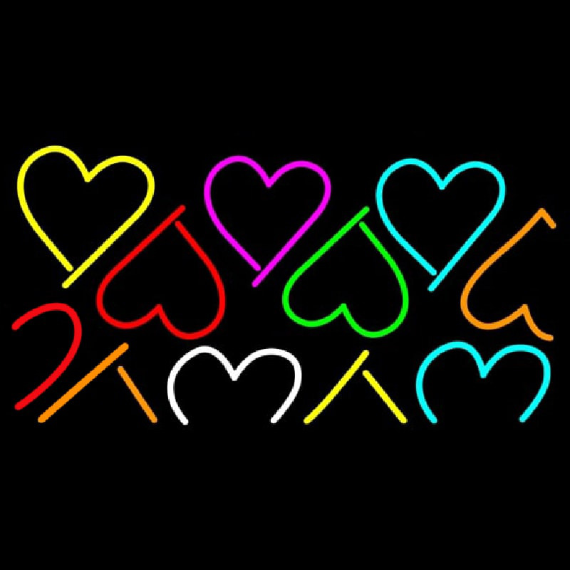 Custom Heart Logo Neon Sign USA