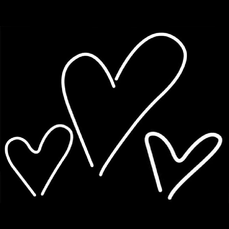 Custom Hearts Neon Sign USA
