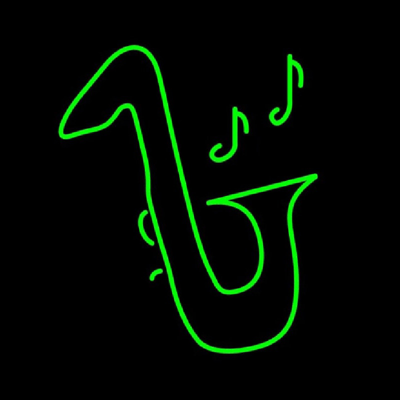 Custom Helens Cartoon Sax Neon Sign USA