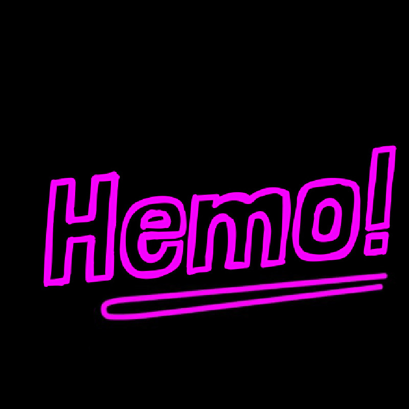 Custom Hemo Neon Sign USA