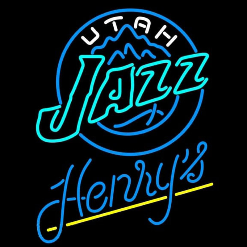 Custom Henrys Utah Jazz NBA Beer Sign Neon Sign USA