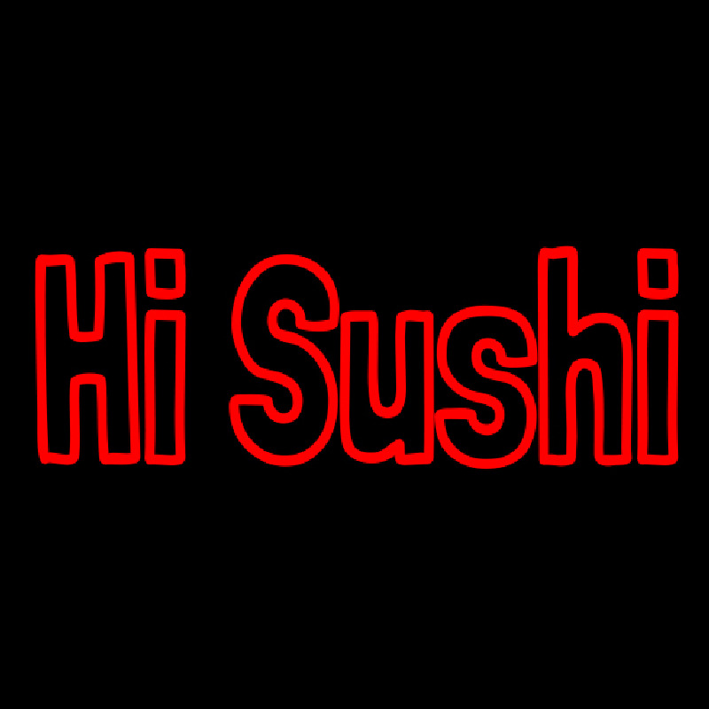 Custom Hi Sushi Neon Sign USA