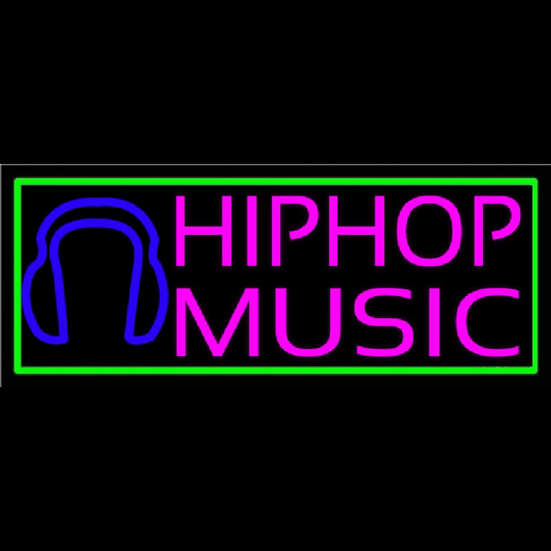 Custom Hip Hop Music With Line Neon Sign USA