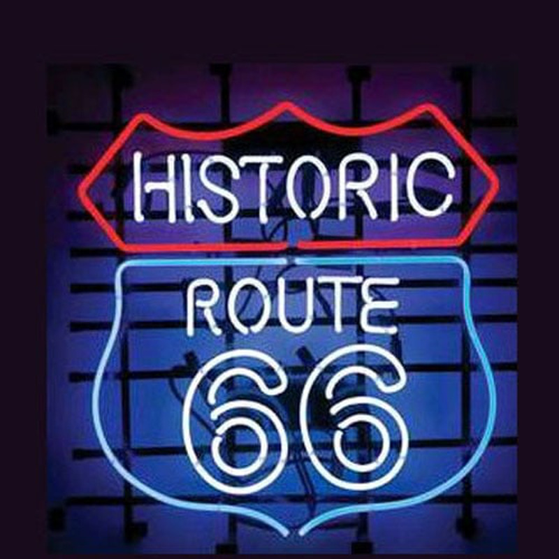 Custom Historic Route 66 Neon Sign USA