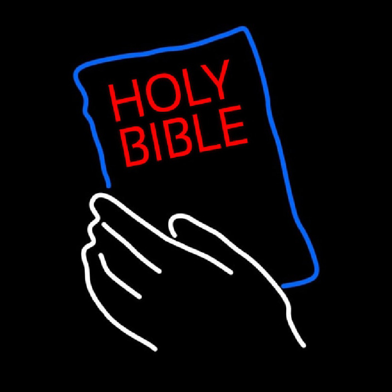 Custom Holy Bible Neon Sign USA