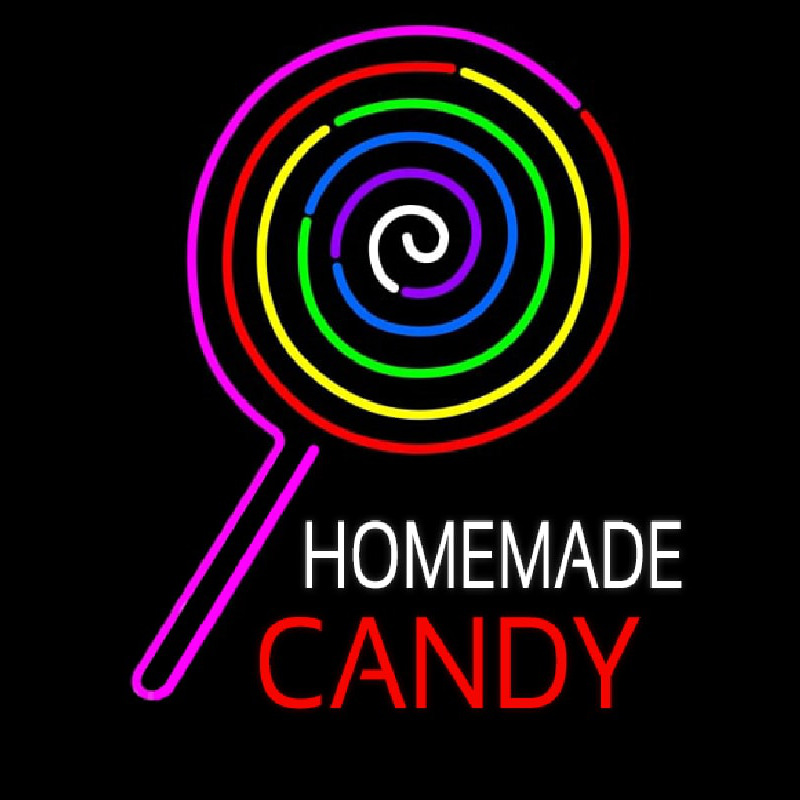 Custom Homemade Candy Neon Sign USA