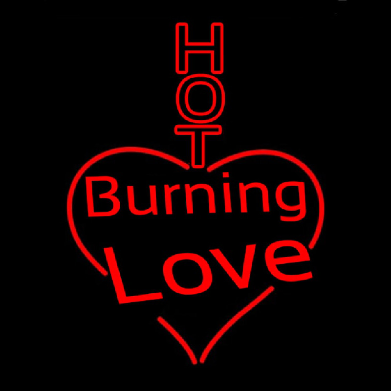 Custom Hot Burning Neon Sign USA