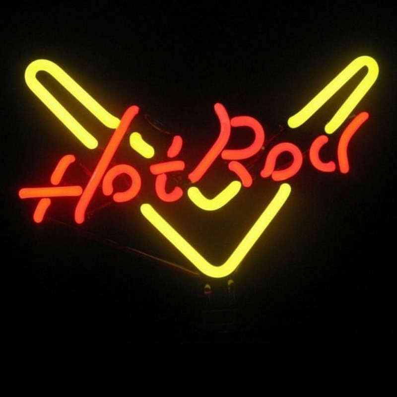 Custom Hot Rod Desktop Neon Sign