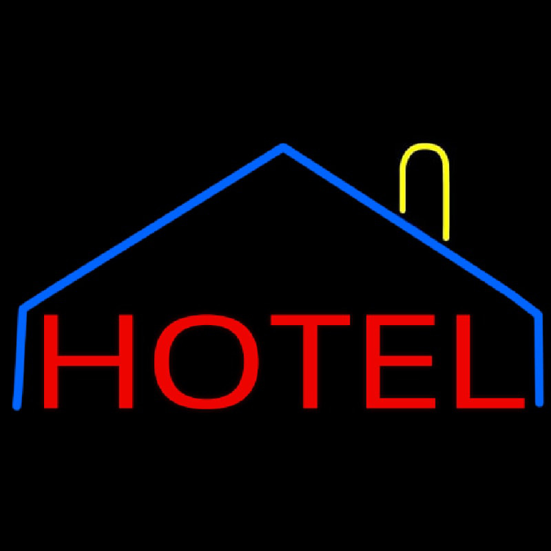 Custom Hotel With Symbol Neon Sign USA