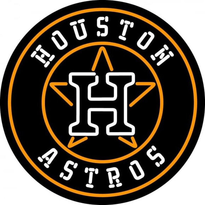 Custom Houston Astros Mlb Logo Neon Sign Neon Sign Usa Custom Neon