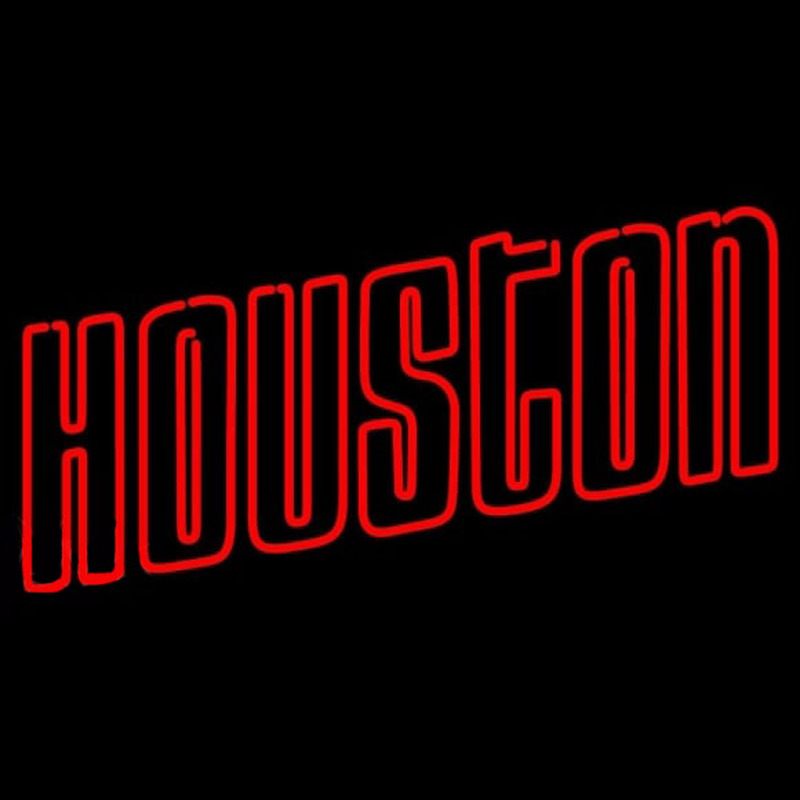 Custom Houston Rockets Wordmark 1972 73 1994 95 Logo NBA Neon Sign Neon Sign USA