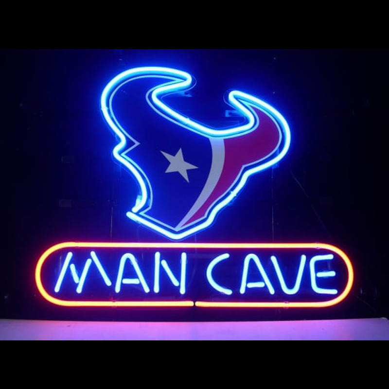 Custom Houston Texans Man Cave Nfl Football Neon Sign USA