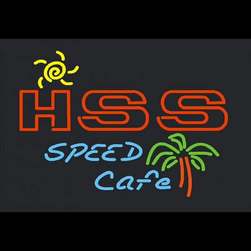 Custom Hss Speed Cafe Neon Sign USA