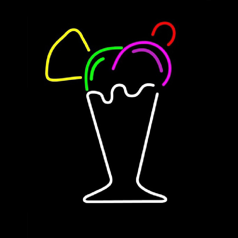 Custom Ice Cream Neon Sign USA