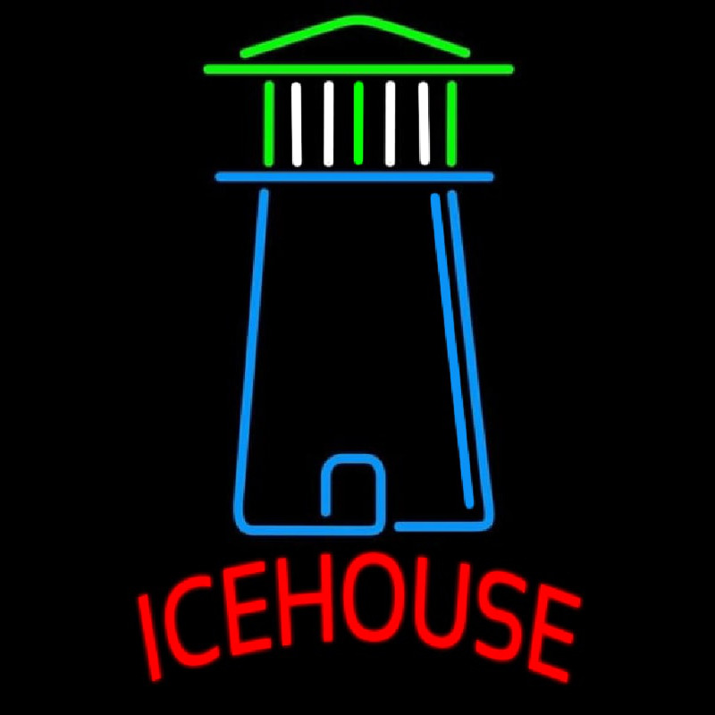 Custom Ice House Light House Art Beer Sign Neon Sign USA