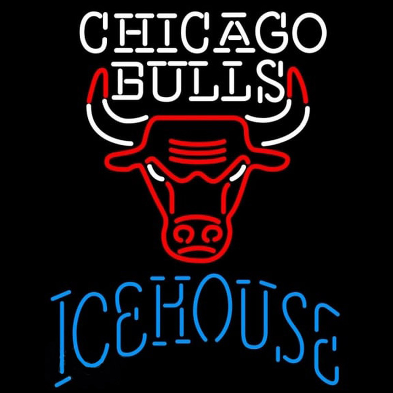 Custom Icehouse Chicago Bulls NBA Beer Sign Neon Sign USA