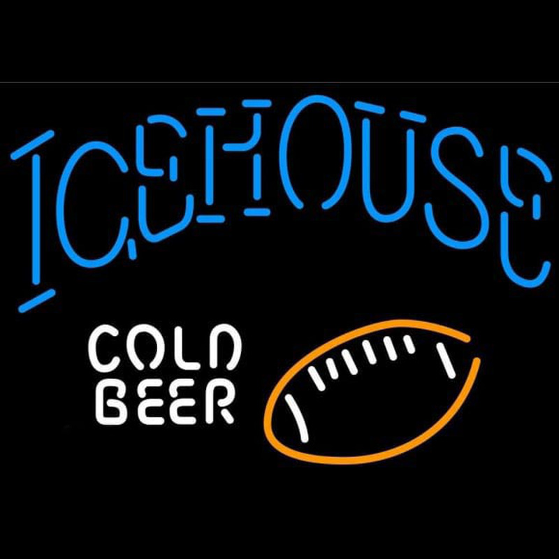 Custom Icehouse Football Cold Beer Sign Neon Sign USA