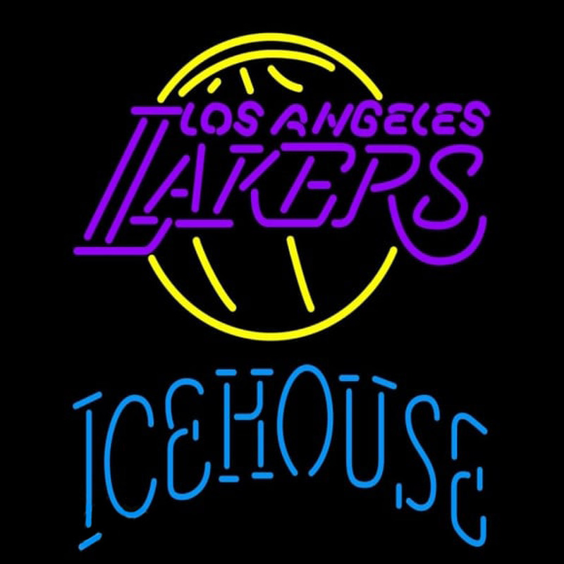 Custom Icehouse Los Angeles Lakers NBA Beer Sign Neon Sign USA