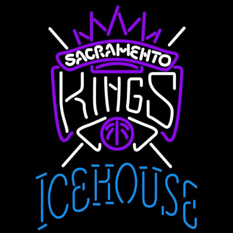 Custom Icehouse Sacramento Kings NBA Beer Sign Neon Sign USA