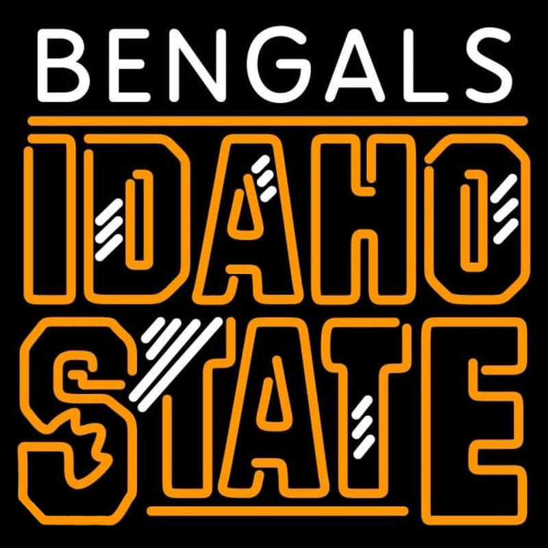 Custom Idaho State Bengals Wordmark 1997 Pres Logo NCAA Neon Sign Neon Sign USA