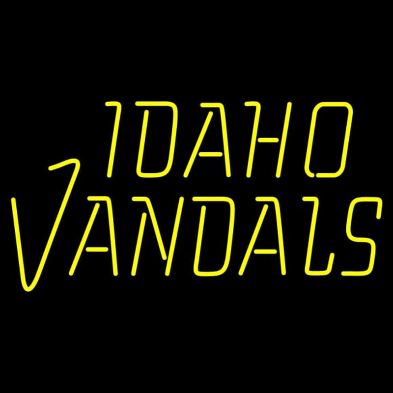 Custom Idaho Vandals Wordmark Pres Logo NCAA Neon Sign Neon Sign USA