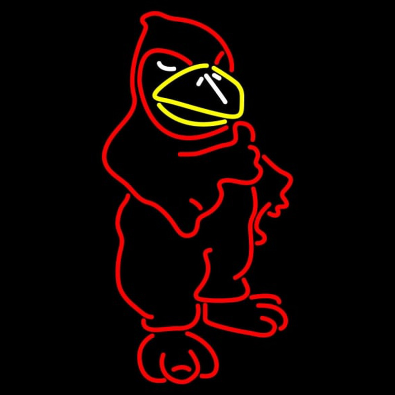 Custom Illinois State Redbirds Mascot Pres Logo NCAA Neon Sign Neon Sign USA