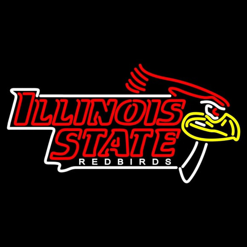 Custom Illinois State Redbirds Primary Pres Logo NCAA Neon Sign Neon Sign USA