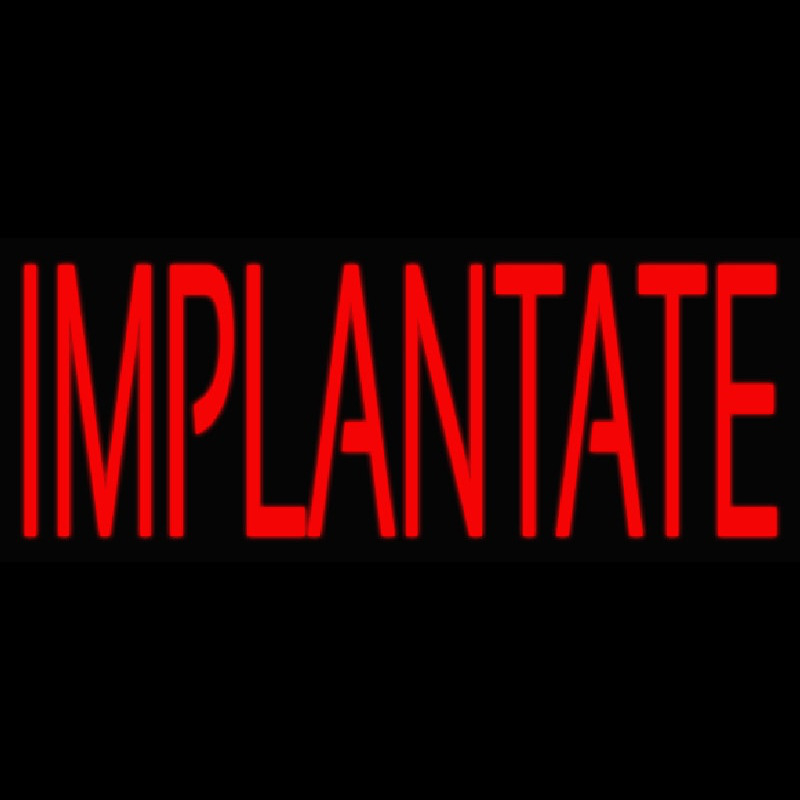Custom Implantate Neon Sign USA