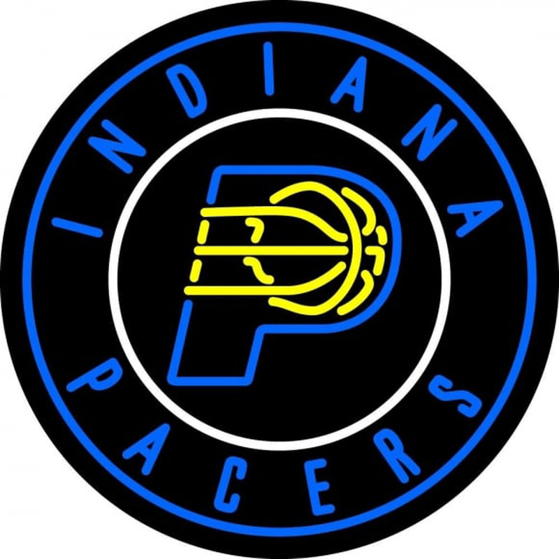 Custom Indiana Pacers Alternate 2005 06 Pres Logo NBA Neon Sign Neon Sign USA