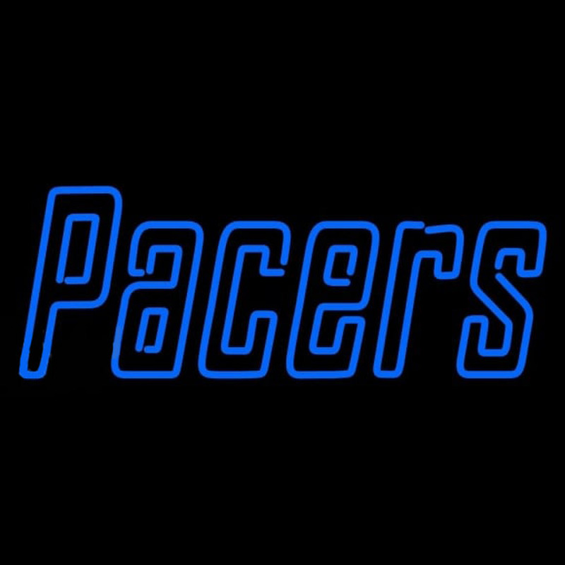 Custom Indiana Pacers Wordmark 2005 06 Pres Logo NBA Neon Sign Neon Sign USA