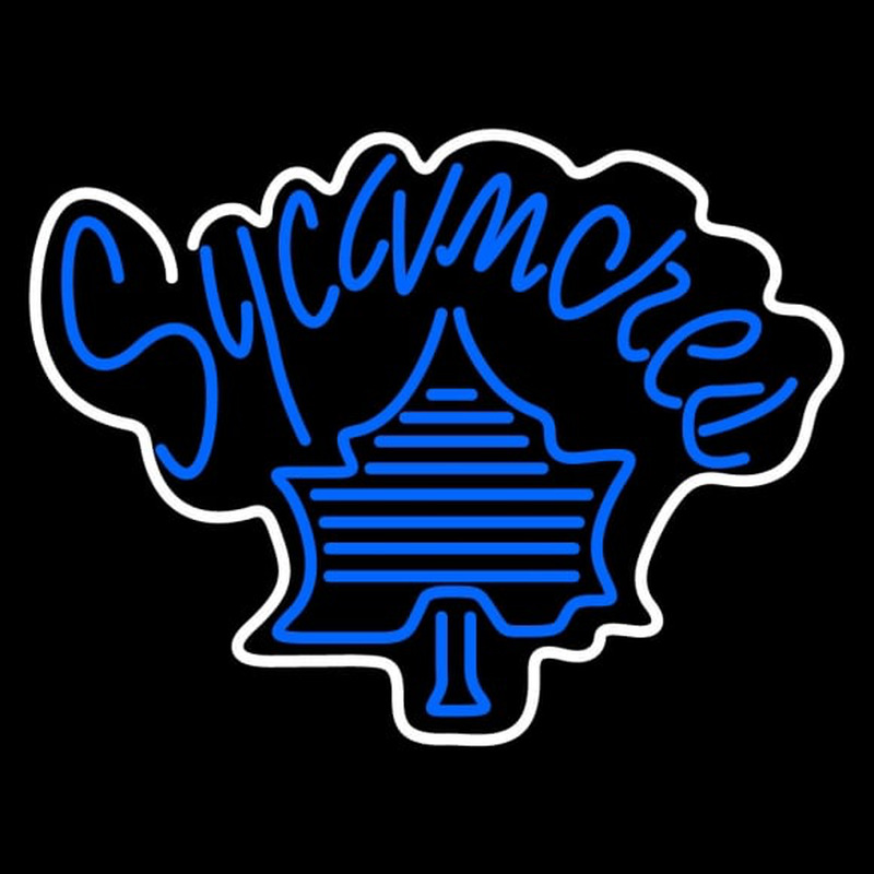 Custom Indiana State Sycamores Primary Logo NCAA Neon Sign Neon Sign USA