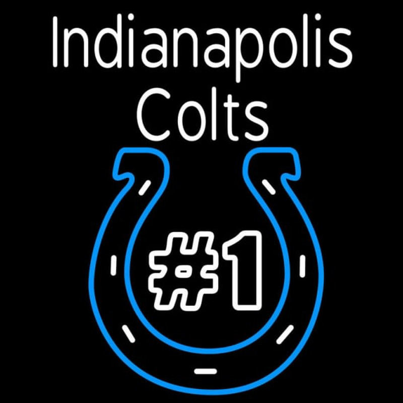 Custom Indianapolis Colts  NFL Neon Sign Neon Sign USA