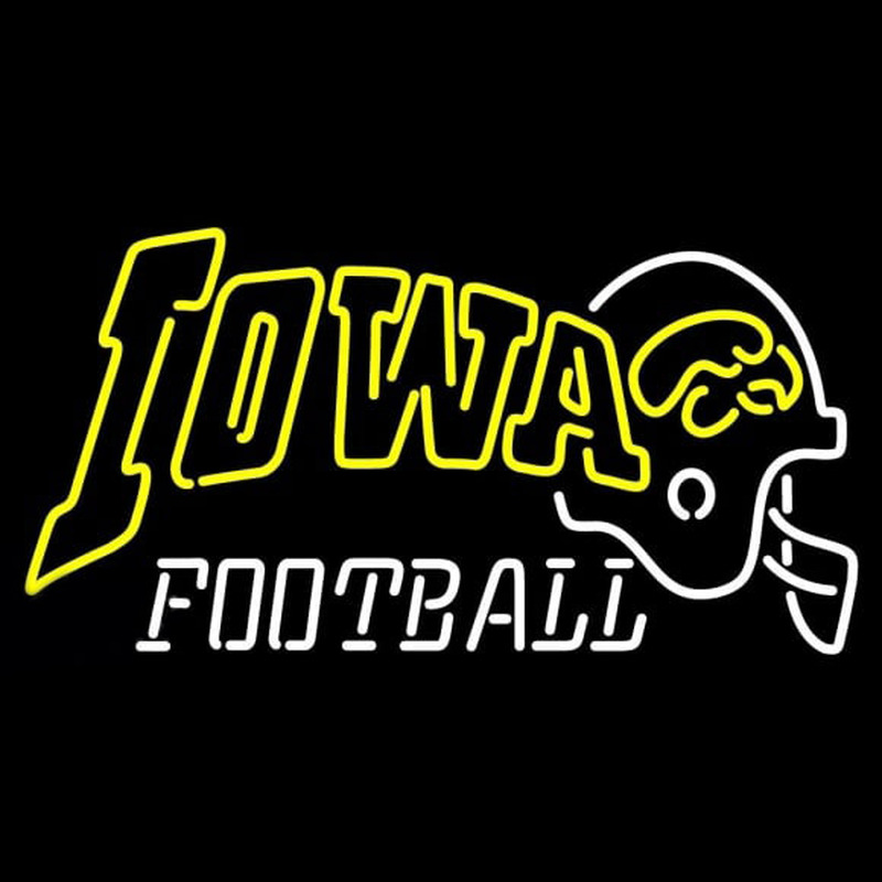 Custom Iowa Hawkeyes Misc 2002 Pres Logo NCAA Neon Sign Neon Sign USA