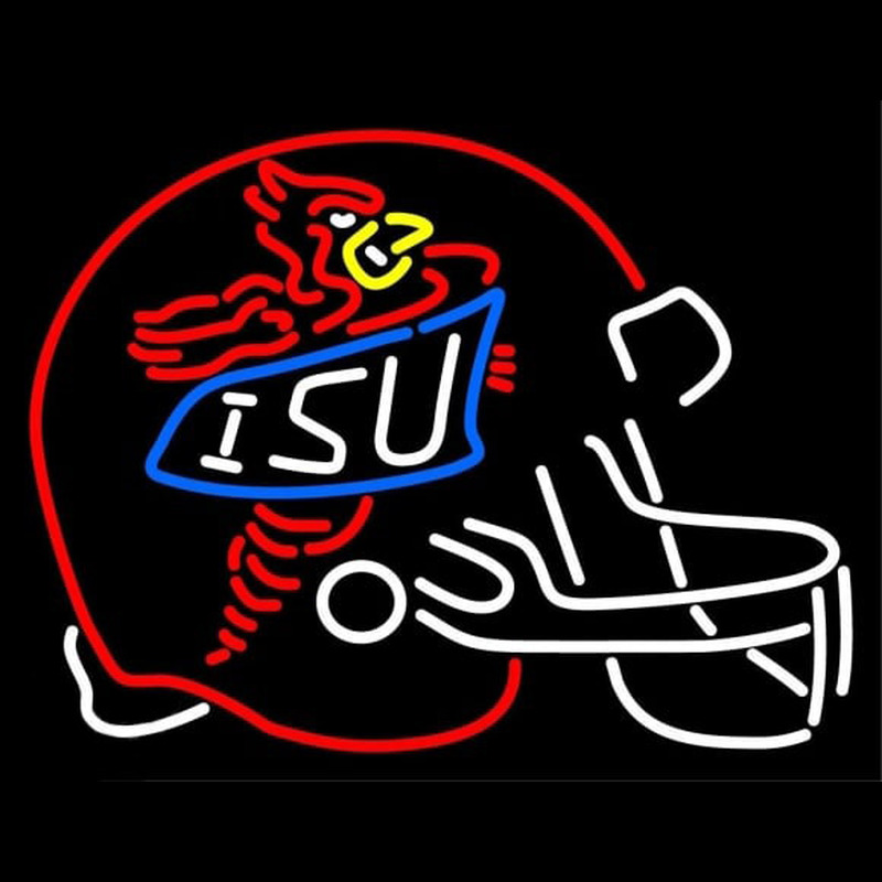 Custom Iowa State Cyclones Helmet 1995 2007 Logo NCAA Neon Sign Neon Sign USA