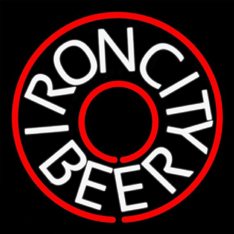 Custom Iron City Neon Sign USA
