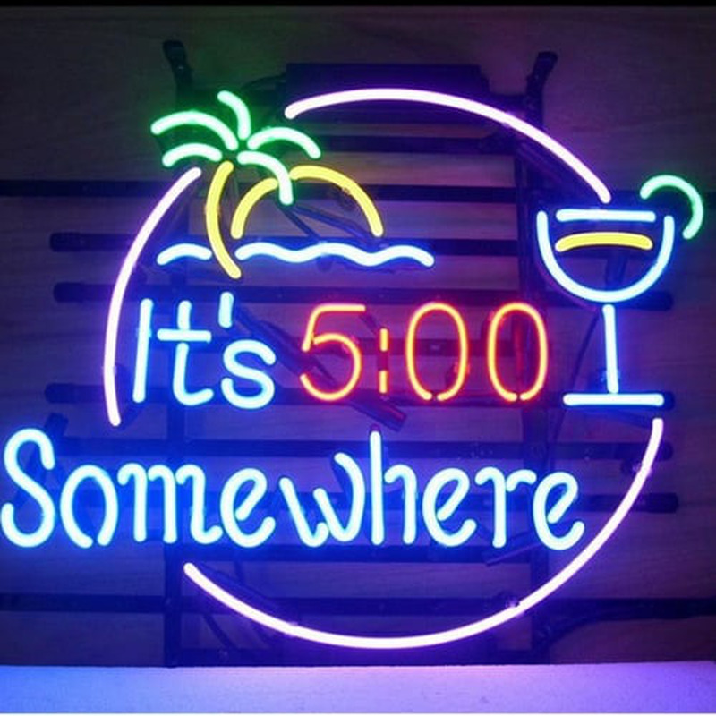 Custom Its 500 Somewhere Neon Sign USA