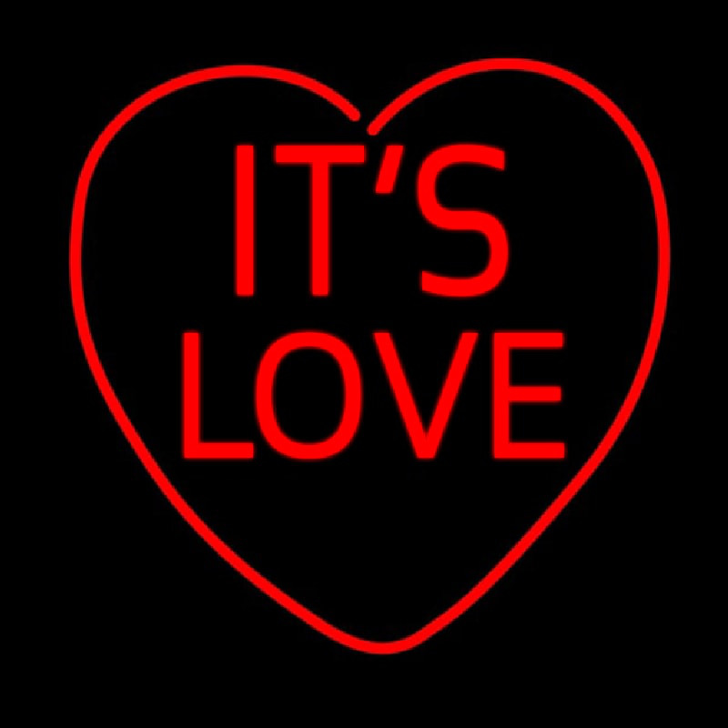 Custom Its Love Neon Sign USA