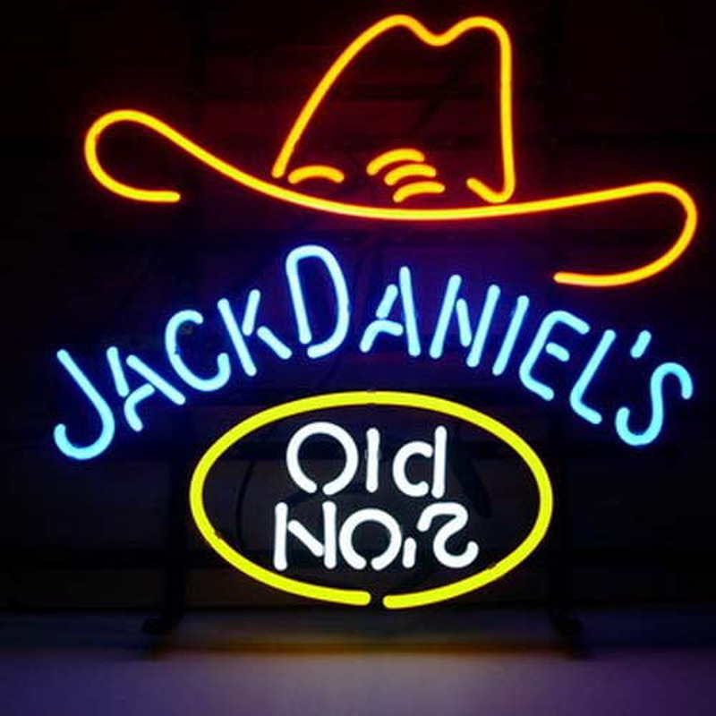 Custom Jack Daniels Old #7 Whiskey Neon Sign USA
