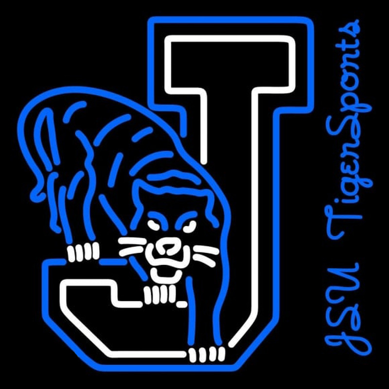 Custom Jackson State Tigers Alternate 1982 1999 Logo NCAA Neon Sign Neon Sign USA