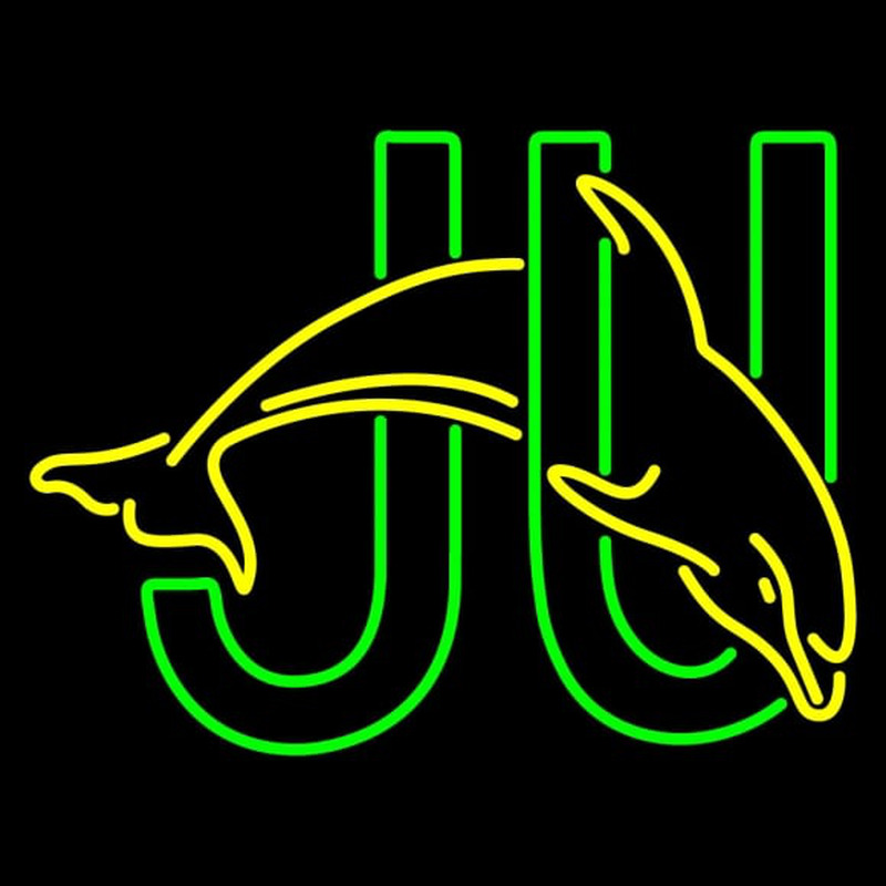 Custom Jacksonville Dolphins Primary Logo NCAA Neon Sign Neon Sign USA