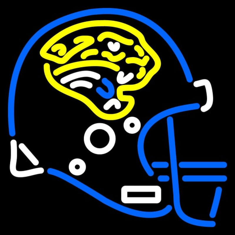 Custom Jacksonville Jaguars Helmet   Logo NFL Neon Sign Neon Sign USA