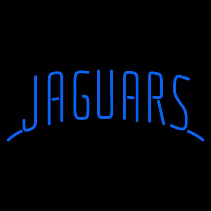 Custom Jacksonville Jaguars Wordmark   Logo NFL Neon Sign Neon Sign USA