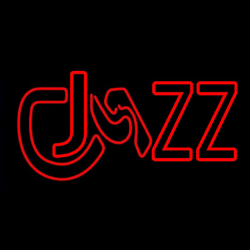 Custom Jazz Red Colored Neon Sign USA