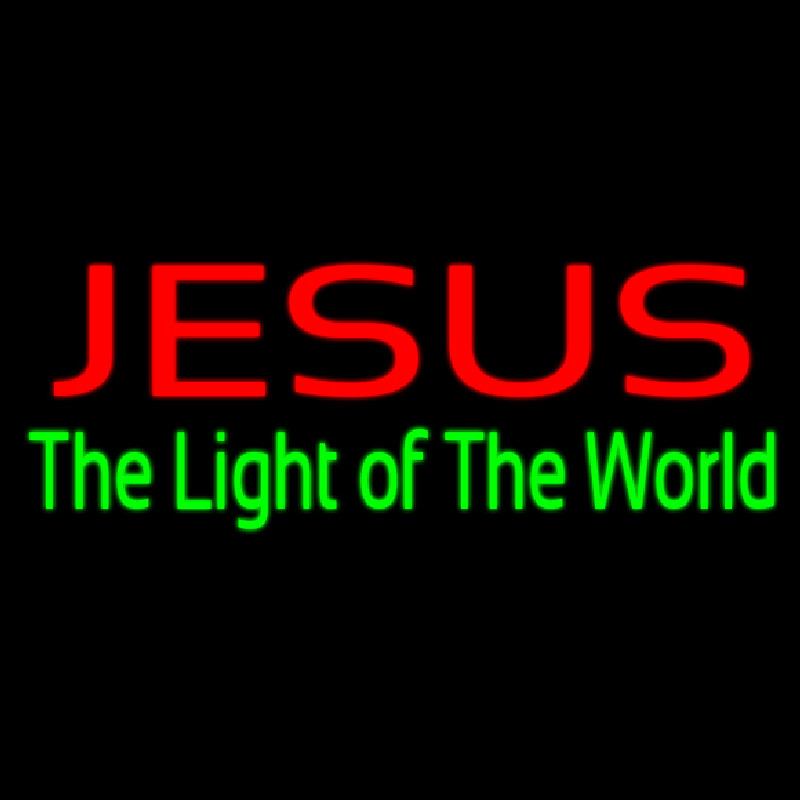 Custom Jesus The Light Of World Neon Sign USA