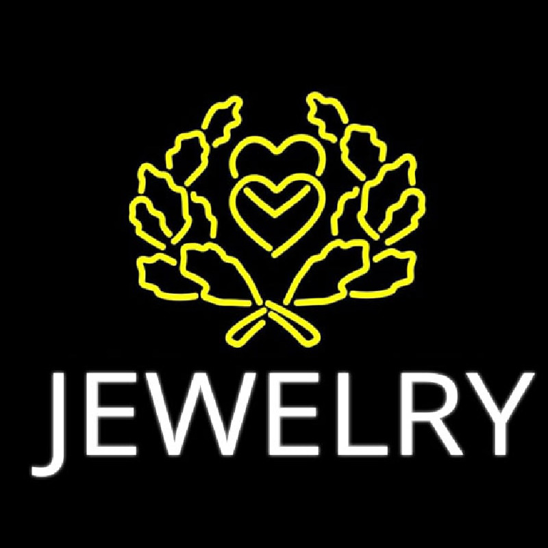 Custom Jewelry Block Logo Neon Sign USA