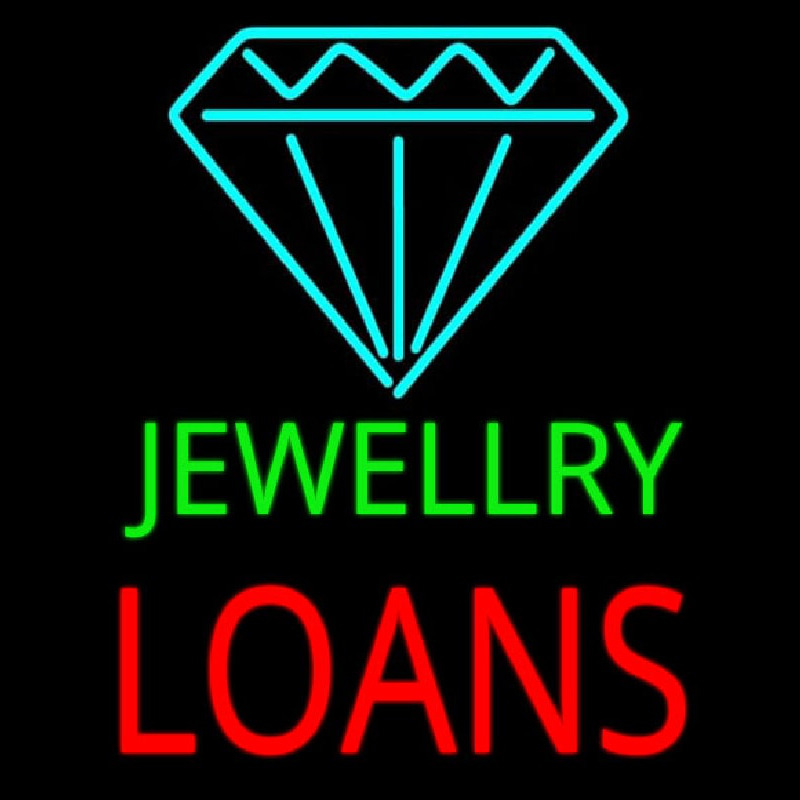 Custom Jewelry Loans Neon Sign USA